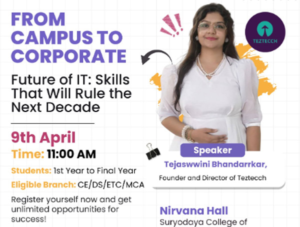 Next stop: Suryodaya College of Engineering & Technology!
