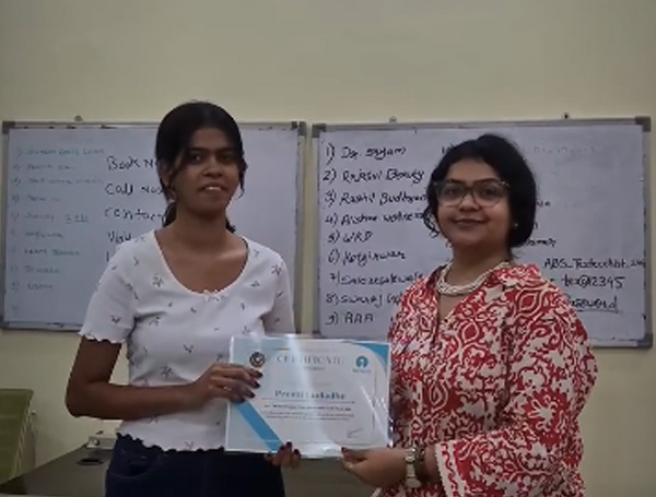 Preeti Gadge Completes Full Stack Web Development Internship Successfully