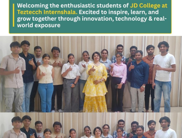 A warm welcome to the bright minds of JD College!